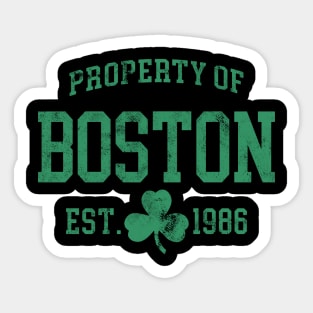 Property of Boston Sticker